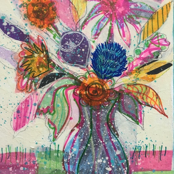 Original Floral painting by Sharon Durgom - Picture 5 of 5